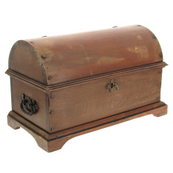Coffret en bois à couvercle bombé (avec 