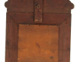 Petit miroir à parcloses en laiton repou