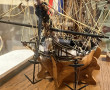 Maquette en bois de l'ASTROLABE.Sous vit