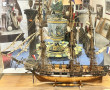 Maquette en bois de l'ASTROLABE.Sous vit