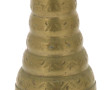 Paire de bougeoirs en laiton, H 25,5 cm