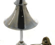 Lampe à poser en métal style chromé, aba