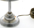 Lampe à poser en métal style chromé, aba