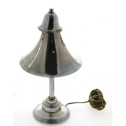 Lampe à poser en métal style chromé, aba