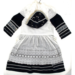 Bretagne - Costumes de fillettes, répliq