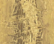 Esy BELUZZI (XXème) "Abstraction", plaqu