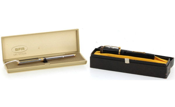 ECRI-SEC - Stylo encre ancien, plume or 