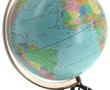 Globe terrestre éclairant sur base bois