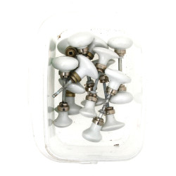 Lot de poignées de porte en porcelaine b