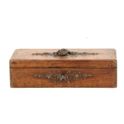 Coffret ancien de forme rectangulaire en