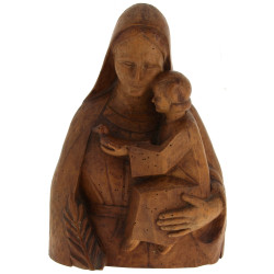 Stanislas GODEC (1927-1996) "Vierge et E
