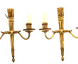 Lot de 3 paires d'appliques en bronze do