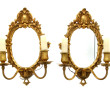 Lot de 3 paires d'appliques en bronze do