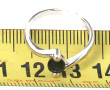 Bague en or gris 18 cts, poinçon tête d'