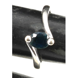Bague en or gris 18 cts, poinçon tête d'