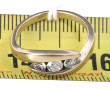 Bague en or jaune 18 cts, poinçon tête d