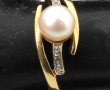 Bague en or jaune 18 carats et perle, tr