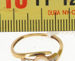 Bague en or jaune 18 carats et perle, tr
