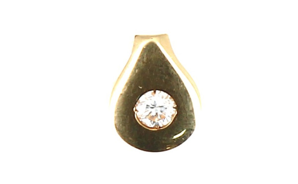 Pendentif en or jaune 18 cts, poinçon tê