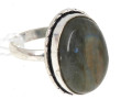 Bague en labradorite et argent 925ème, p