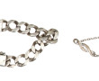 Gourmette et bracelet en argent, poids 4
