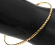 Bracelet jonc en or jaune 18 cts, travai