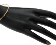 Bracelet jonc en or jaune 18 cts, travai