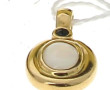 Pendentif en or jaune 18 carats serti d'