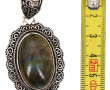 Pendentif en labradorite, monture argent