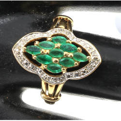 Bague en or jaune 18 cts, poinçon tête d