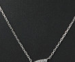 Petit collier en argent 925ème et motif 