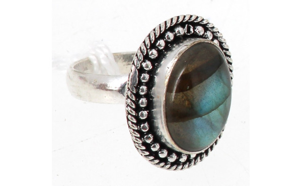 Bague en labradorite et argent 925ème, p