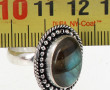 Bague en labradorite et argent 925ème, p