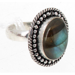 Bague en labradorite et argent 925ème, p