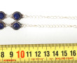 Collier en argent et lapis lazuli, poids