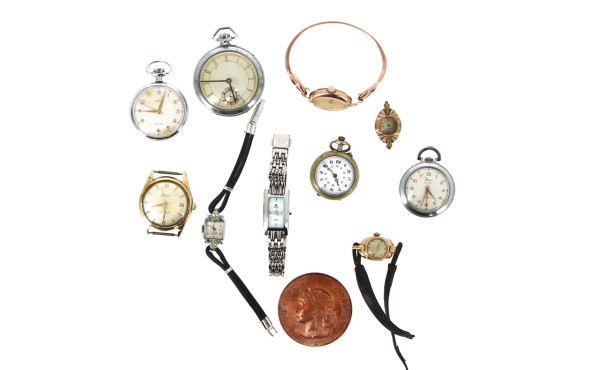 Lot de montres de gousset dont une de ma