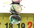 Bague en argent et coquille d'ormeaux, p