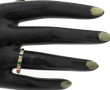 1/2 Alliance en or jaune 18 cts, poinçon