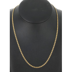 Chaîne en or jaune 18 cts, L 46,5 cm. Po