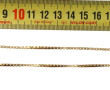 Chaîne en or jaune 750ème, poids 13,10 g