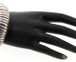 Bracelet jonc ouvrant en argent 925ème, 