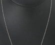 Collier en or gris 18 cts (750ème) serti