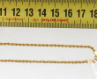 Bracelet en or jaune 750ème, poids 1,40 