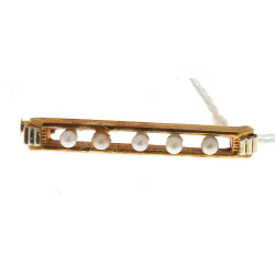 Petite broche en or jaune 18 cts, poinço