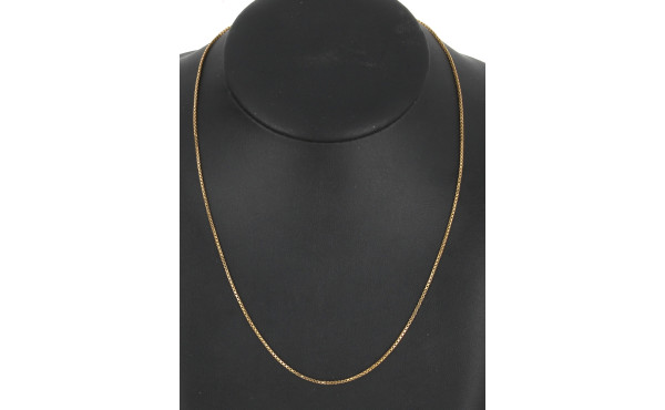 Chaîne en or jaune 18 cts (750ème), mail