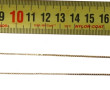 Chaîne en or jaune 18 cts (750ème), mail