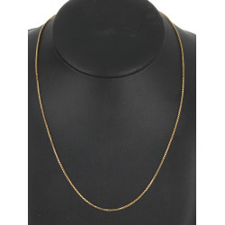 Chaîne en or jaune 18 cts (750ème), mail