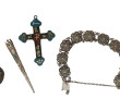 Lot de petits bijoux anciens : boucles d
