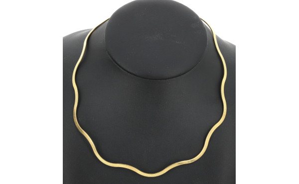 Collier en or jaune 18 cts (750ème) à ma