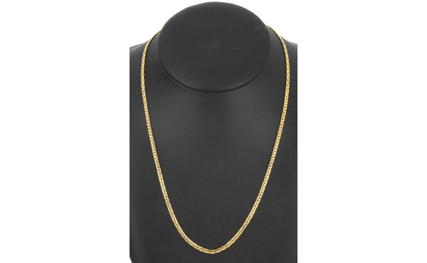 Chaîne en or jaune 18 cts (750ème), L 48